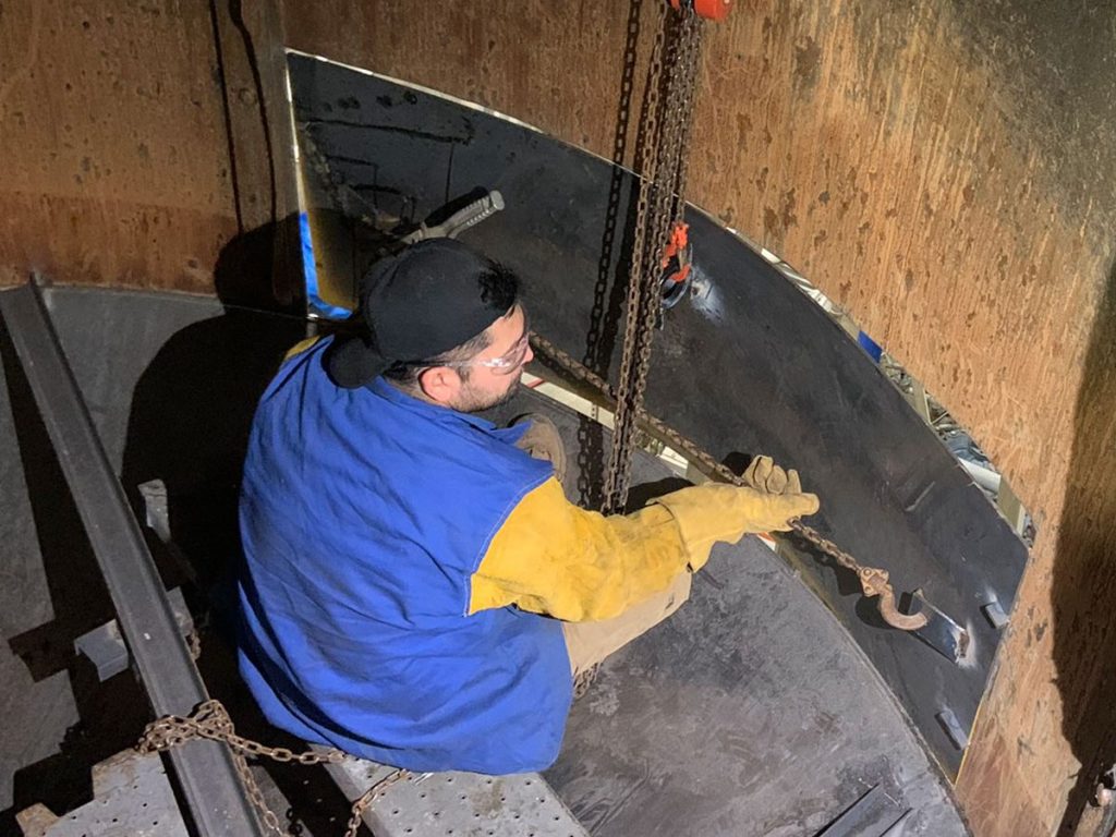 Repair Method for Underground Product Tank Crack